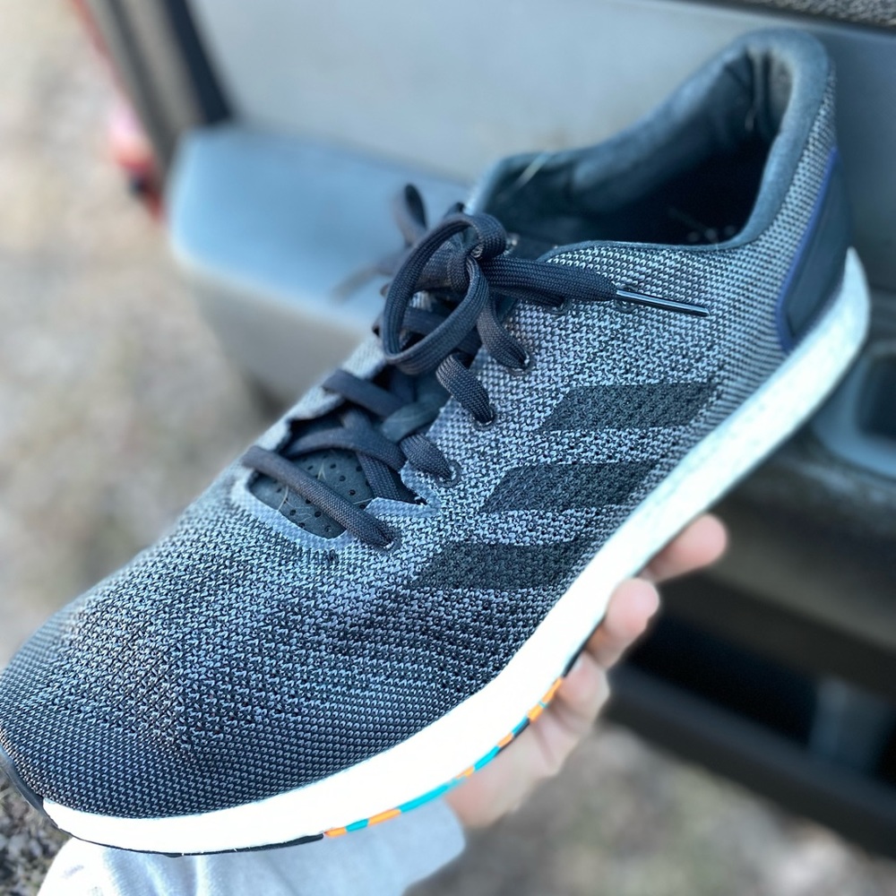 adidas pure boost dpr (no box) athletic running shoes size 12 men’s